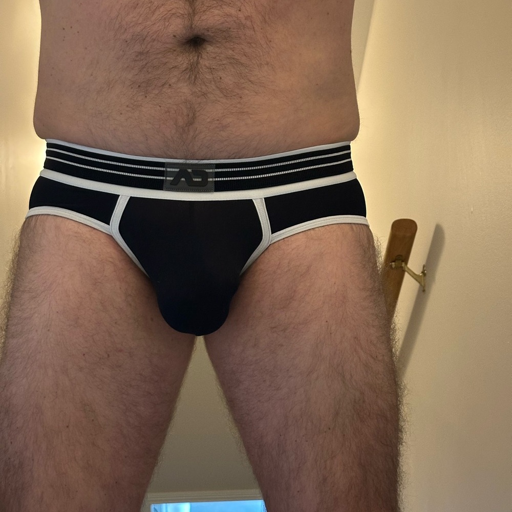 Addicted Black and Gray Men's Underwear M/L